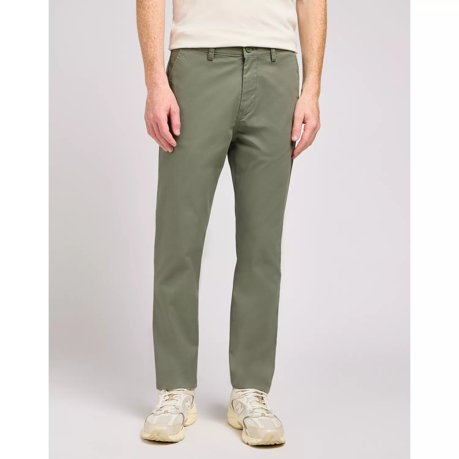 SLIM CHINO OLIVE GROVE