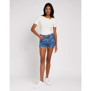 112349596  28 RIDER SZORTY 3IN TROPICAL DENIM