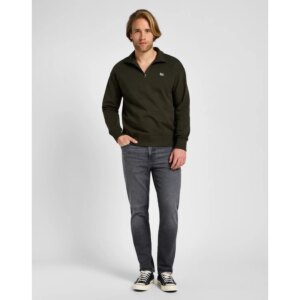 112355752  XL Bluza Half Zip OLIVE NIGHT