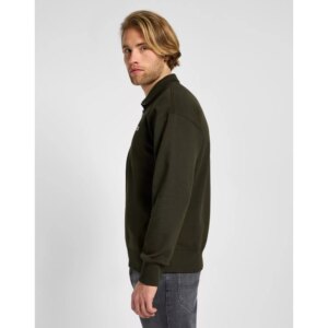 112355752  XL Bluza Half Zip OLIVE NIGHT