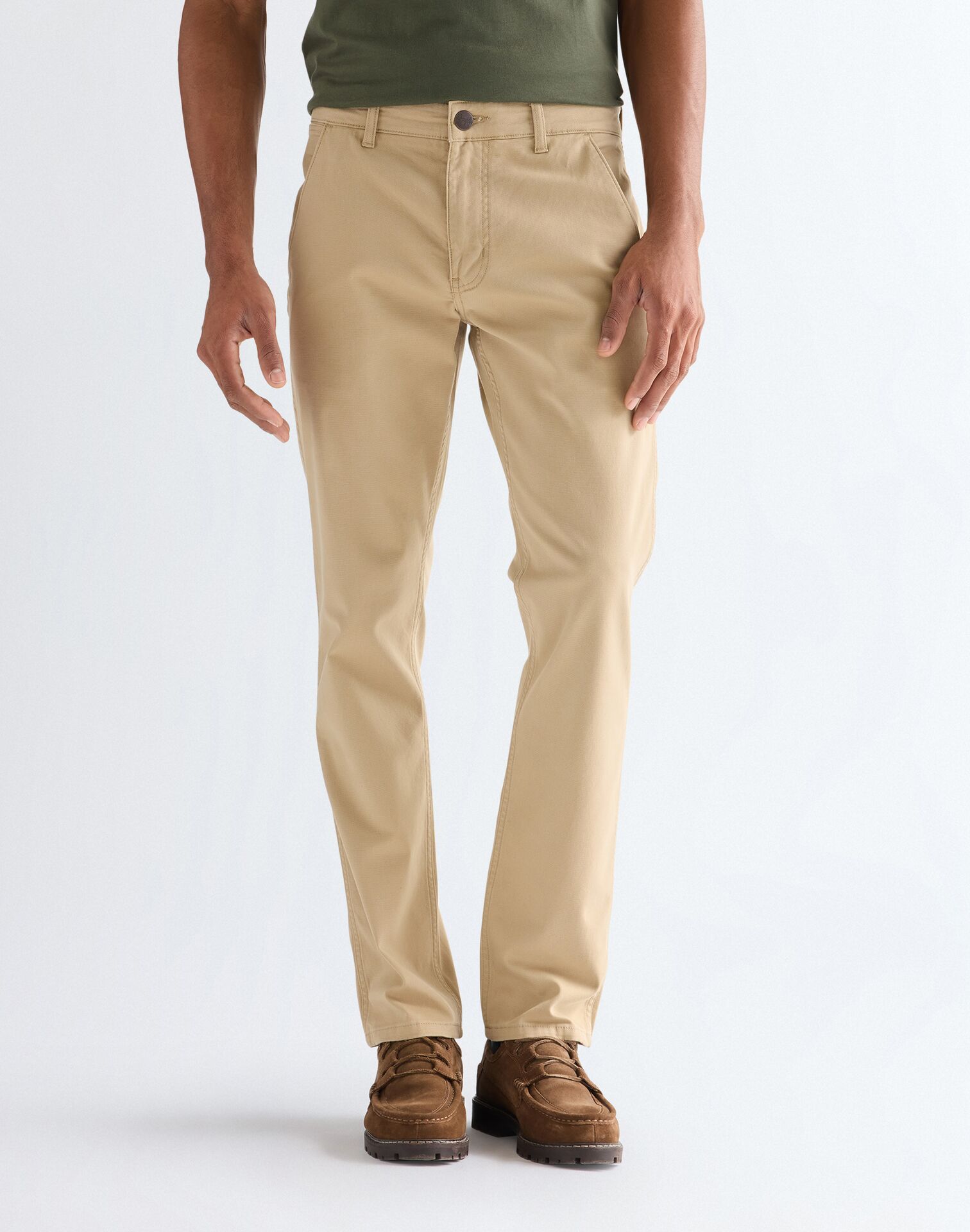 SPODNIE REGULAR CHINO CORNSTALK