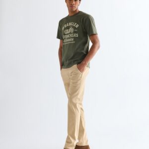 SPODNIE REGULAR CHINO CORNSTALK