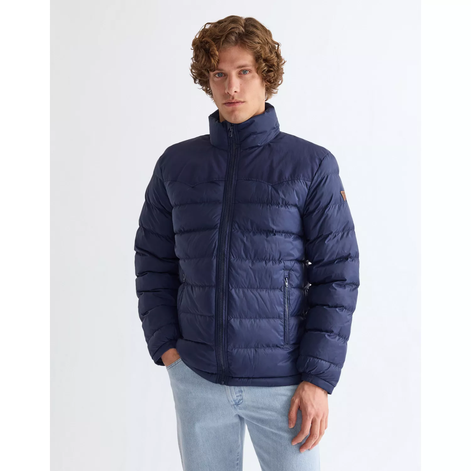 112371448 00 M KURTKA PACKABLE PUFFER NAVY