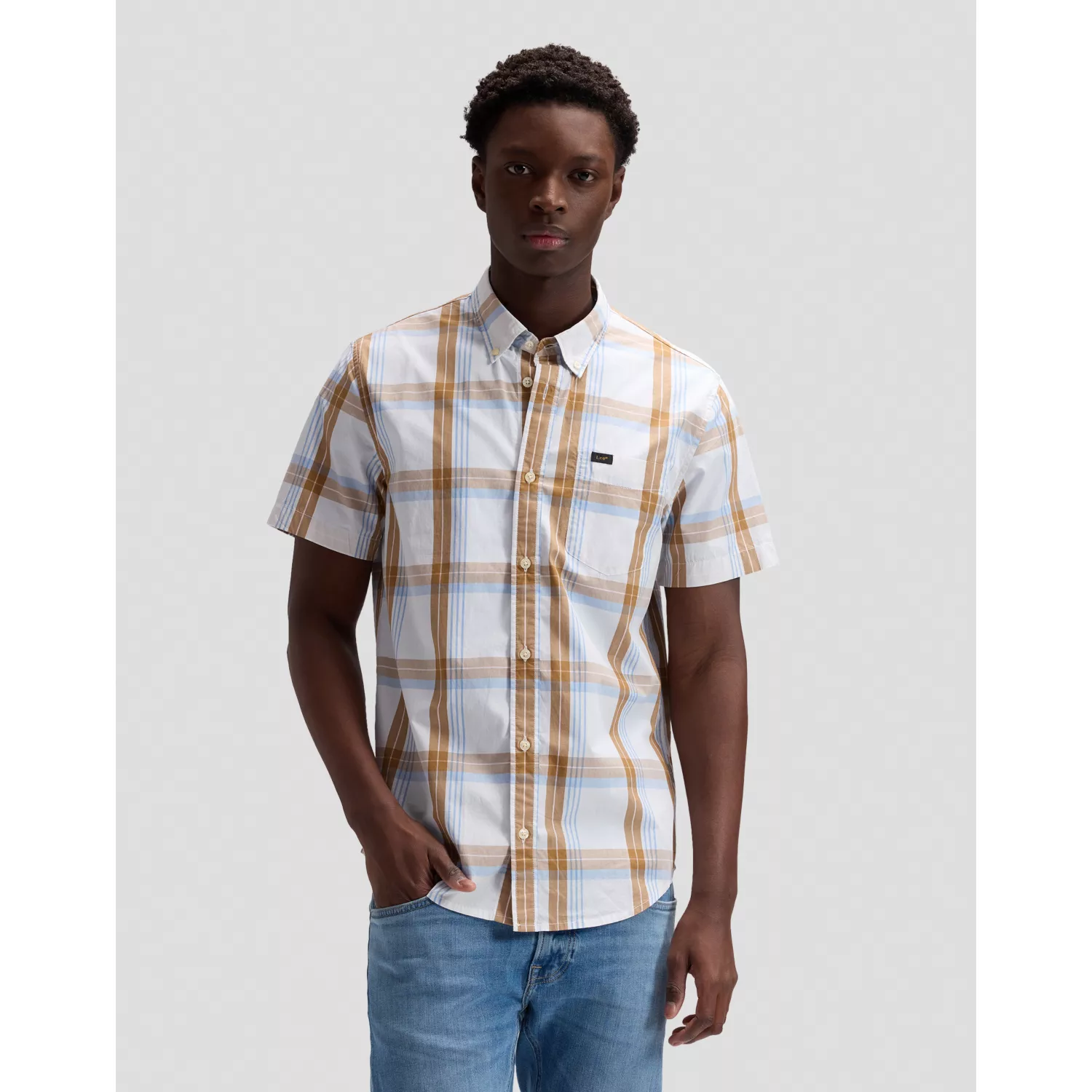 KOSZULA LEE BUTTON DOWN SS SAFARI