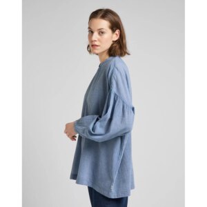L45OUOUW 00 L Koszula RELAXED BLOUSE ARCTIC ICE