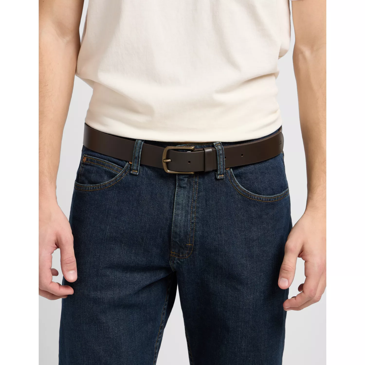 PASEK CORE BELT DARK BROWN