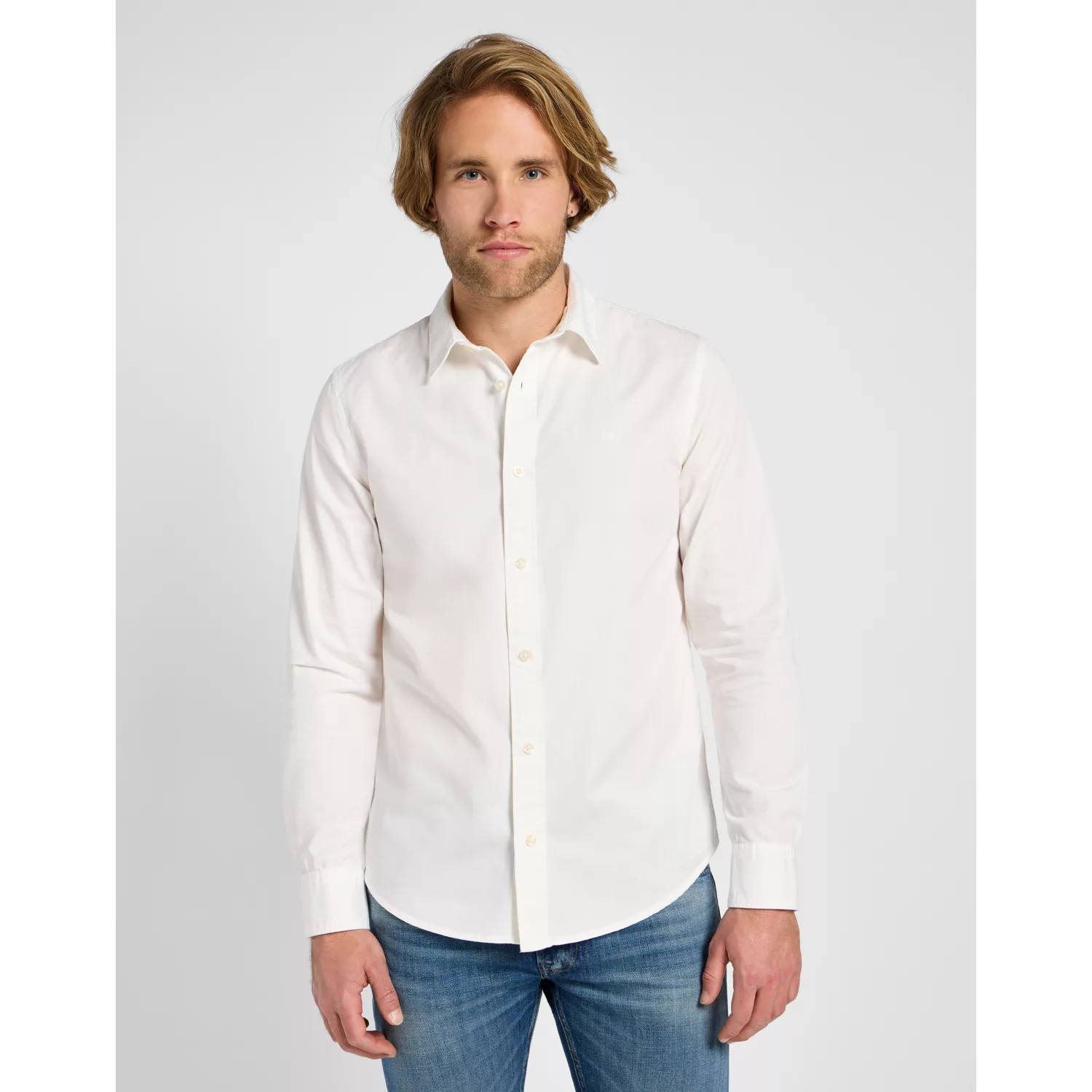 PATCH SHIRT BRIGHT WHITE KOSZULA