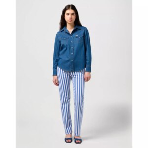 112351960  XS HERITAGE KOSZULA BARREL BLUE