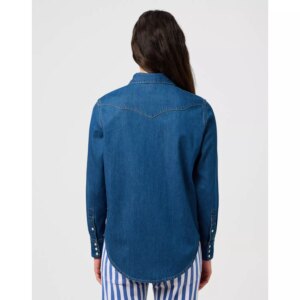112351960  XS HERITAGE KOSZULA BARREL BLUE