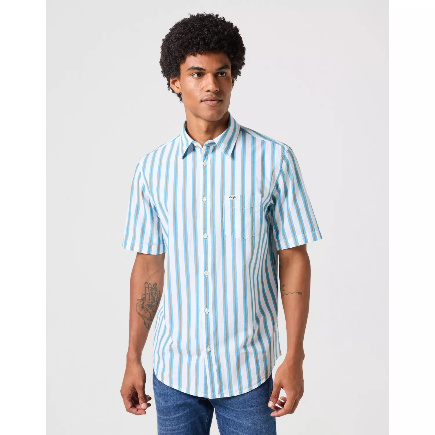 112353167  XL SS 1 PKT KOSZULA WHITE