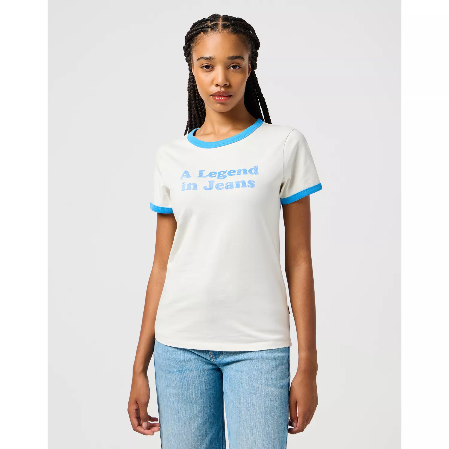 RINGER TEE VINTAGE WHITE