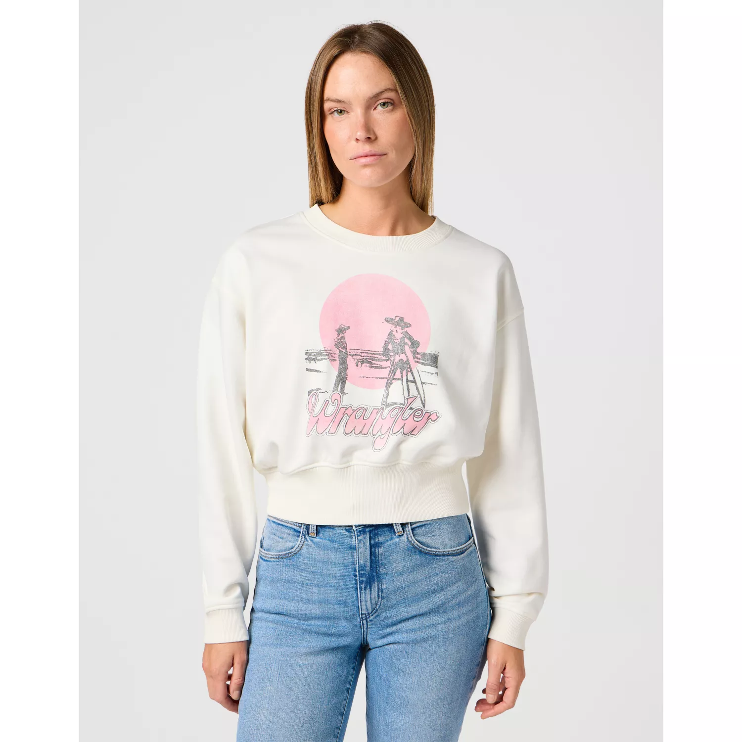 RELAXED SWEATSHIRT VINTAGE WHITE