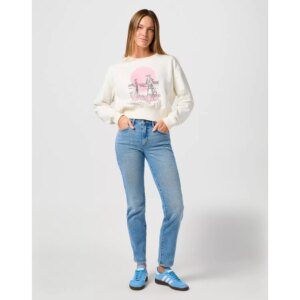 RELAXED SWEATSHIRT VINTAGE WHITE