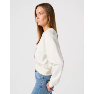 RELAXED SWEATSHIRT VINTAGE WHITE