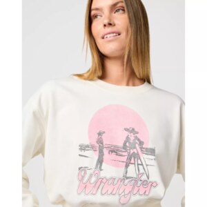 RELAXED SWEATSHIRT VINTAGE WHITE