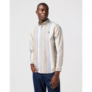 BRONCO SHIRT TAN STRIPE