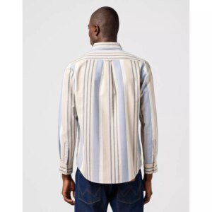 BRONCO SHIRT TAN STRIPE