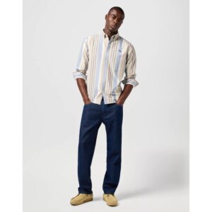 BRONCO SHIRT TAN STRIPE