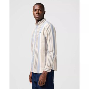 BRONCO SHIRT TAN STRIPE