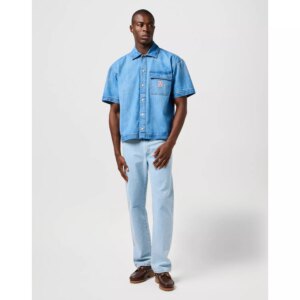 112362747 00 M SS CJ OVERSHIRT MID WASH