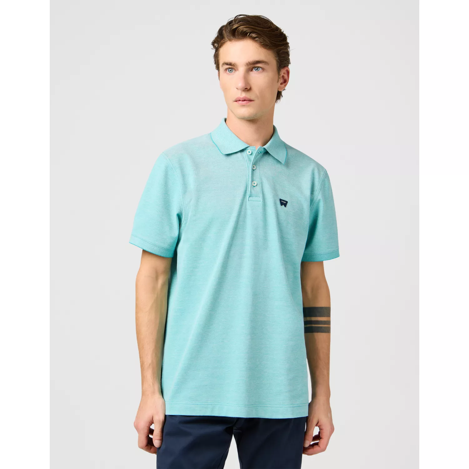 REFINED POLO SHIRT TEAL