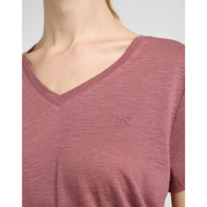 112363617 00 S V NECK TEE HENNA