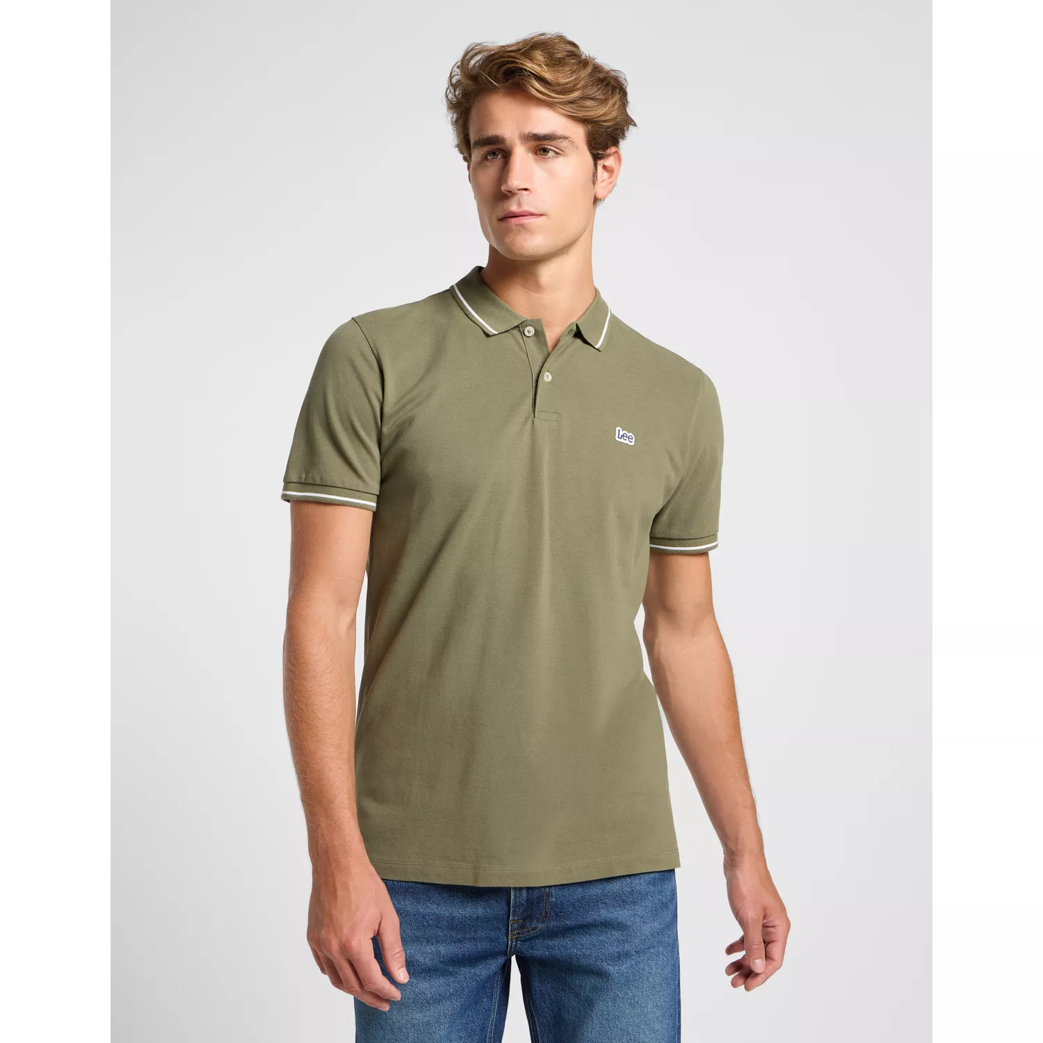 PIQUE POLO MERCANTILE GREEN