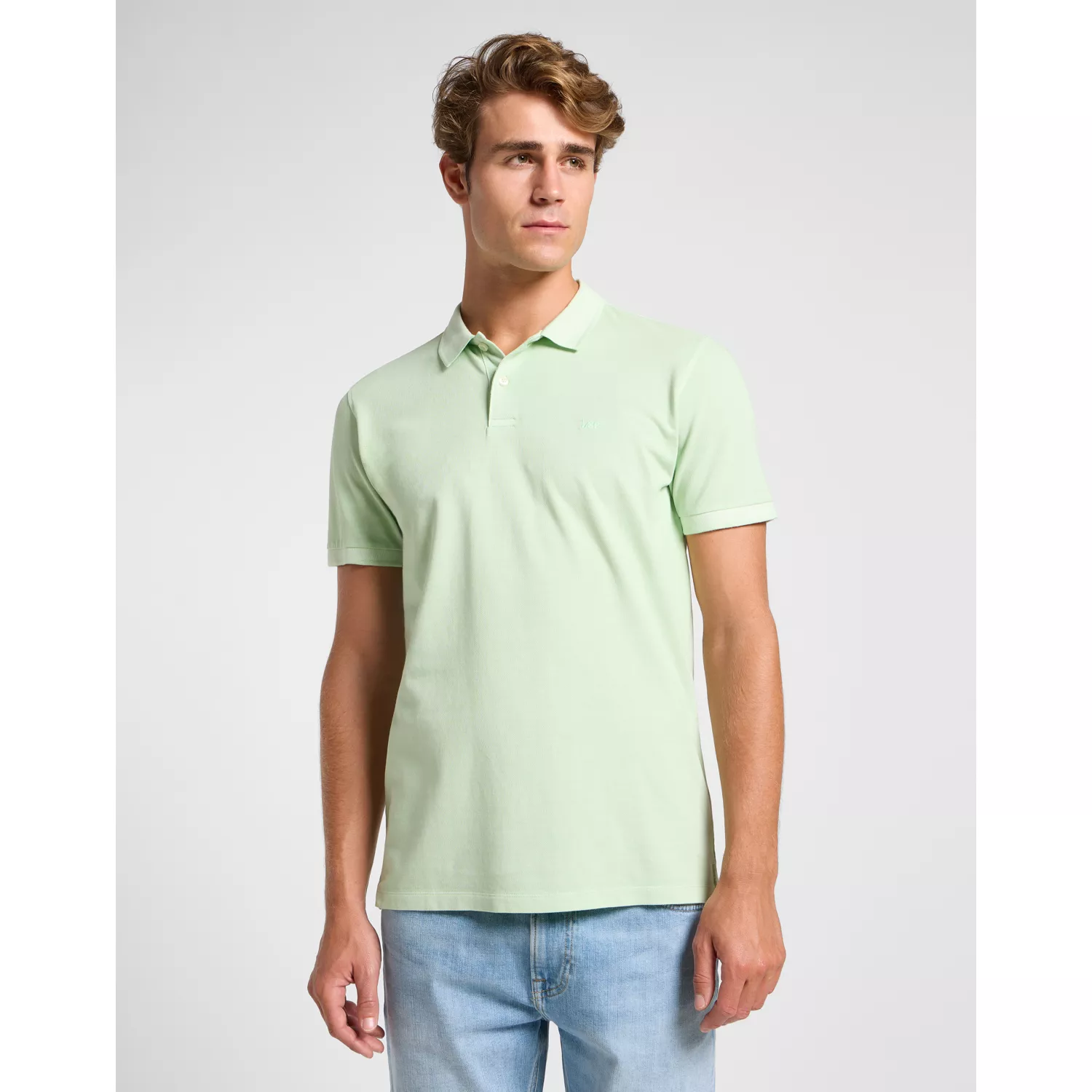 GARMENT DYE POLO SOFT SAGE