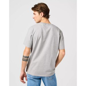GRAPHIC TEE MID GREY MEL