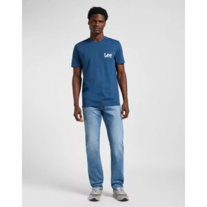 MEDIUM WOBBLY LEE TEE ORION BLUE