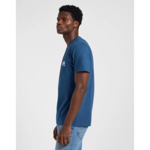 MEDIUM WOBBLY LEE TEE ORION BLUE