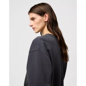 OVERSIZED SWEAT FADED BLACK BLUZA
