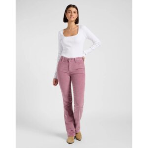 LS SQUARE NECK BRIGHT WHITE KOSZULK