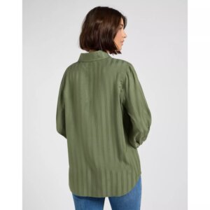 BALLOON SLEEVE SHIRT OLIVE STONE