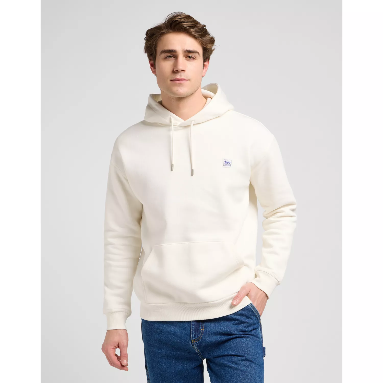 112372314 00 S WW HOODIE ECRU BLUZA