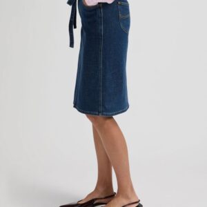 SPÓDNICA MIDI SKIRT WITH BOW SEASI