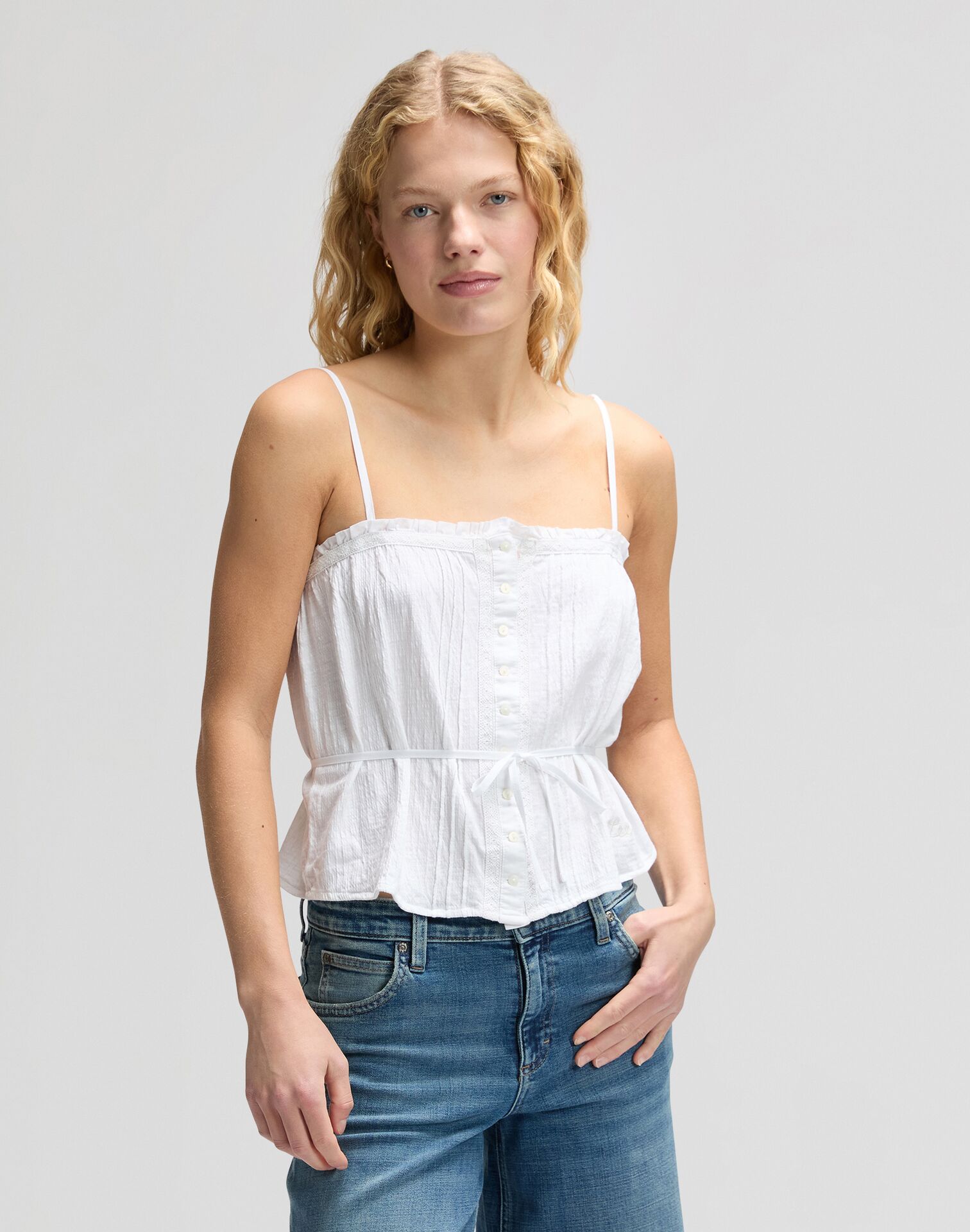 KOSZULA LACE TRIM CAMI BRIGHT