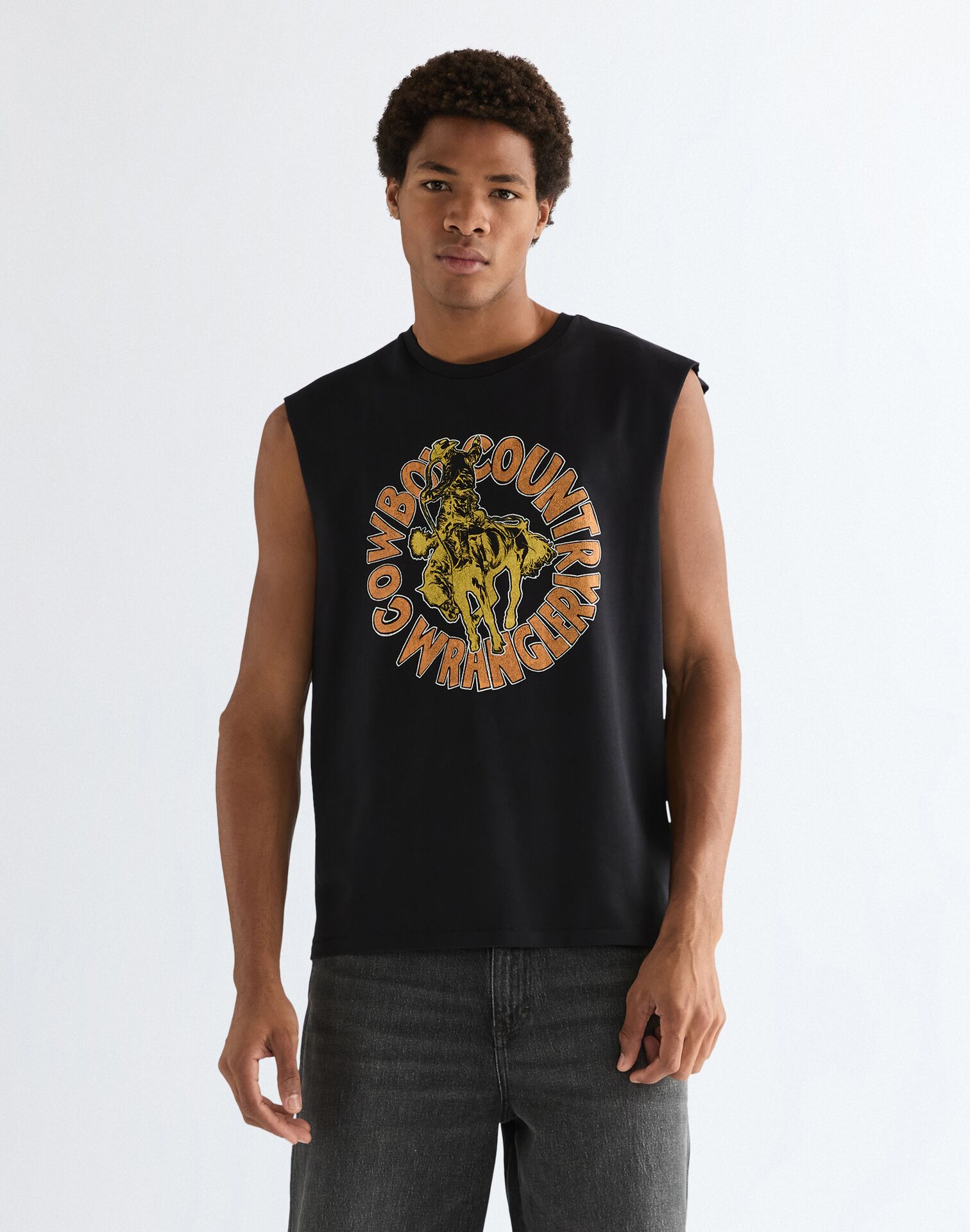KOSZULKA GRAPHIC MUSCLE TANK BLACK