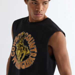 KOSZULKA GRAPHIC MUSCLE TANK BLACK