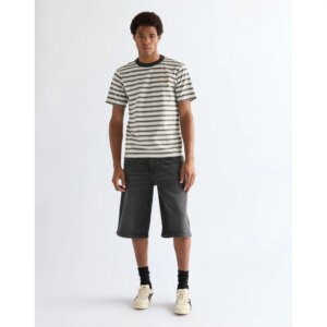 KOSZULKA STRIPE TEE WORN WHITE