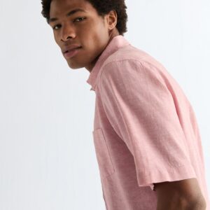 KOSZULA SS 1 PKT SHIRT DUSTY ROSE