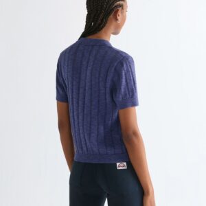 112378106 00 S SWETER ONE POCKET POLO DEEP COBALT