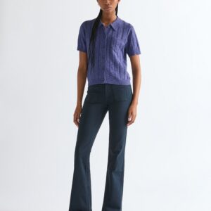 112378106 00 S SWETER ONE POCKET POLO DEEP COBALT