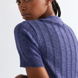 112378106 00 S SWETER ONE POCKET POLO DEEP COBALT