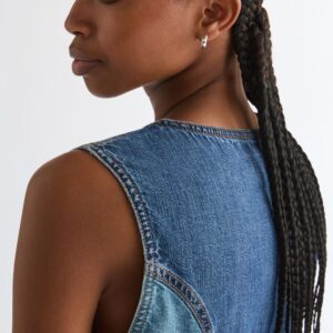 SUKIENKA VEST DRESS PATCHWORK