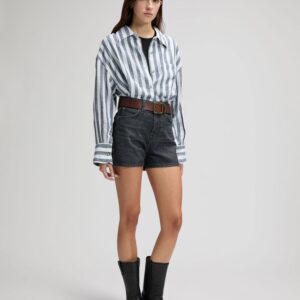KOSZULA LOOSE SHIRT RIVET NAVY