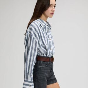 KOSZULA LOOSE SHIRT RIVET NAVY