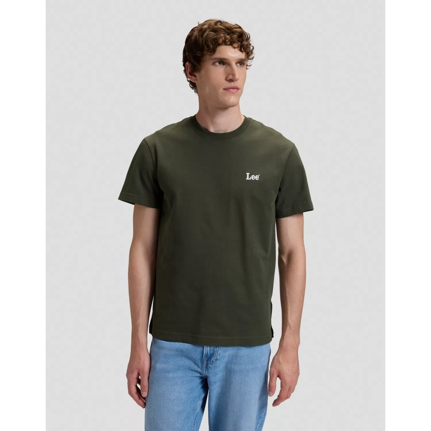 T-shirt SS SMALL LOGO TEE DEEP