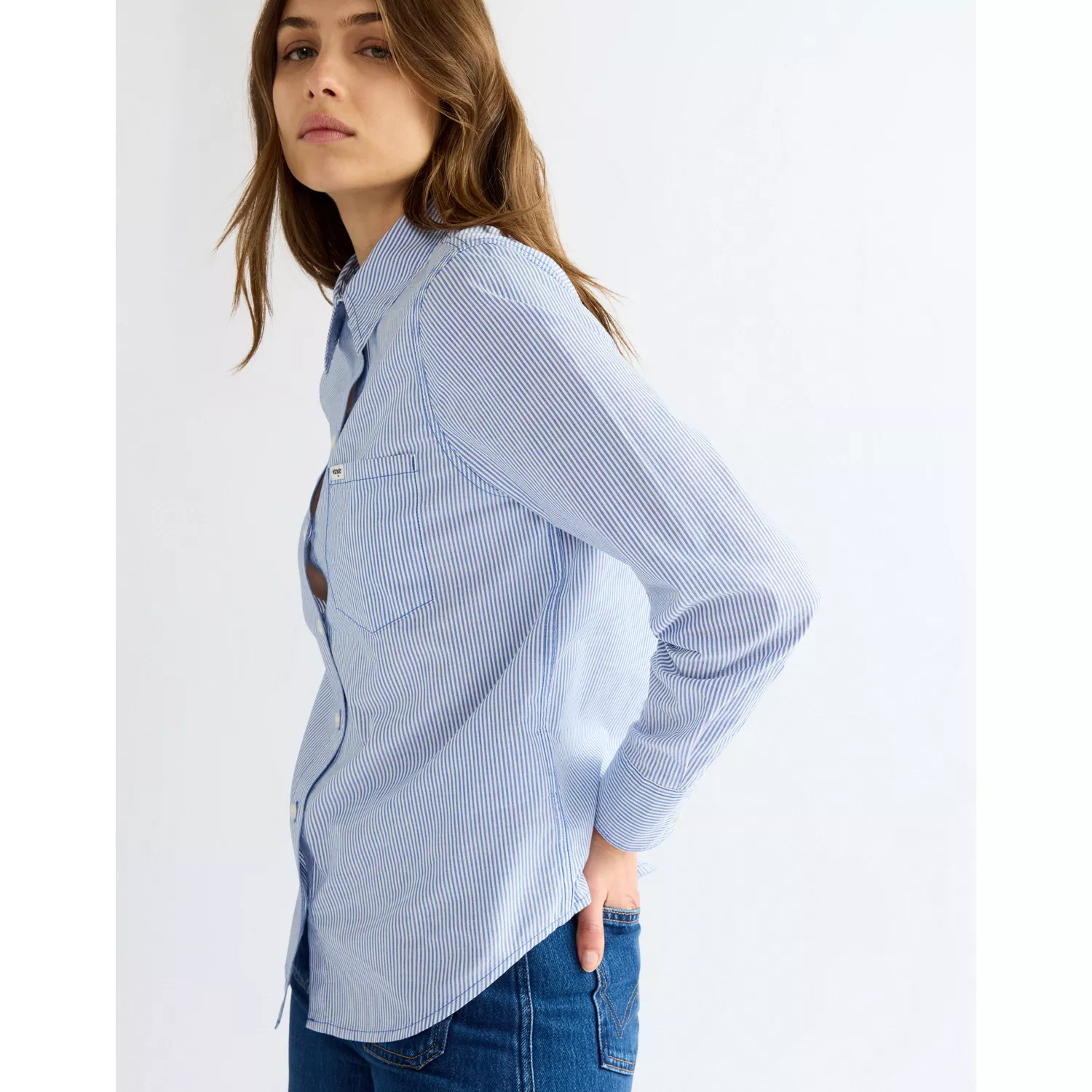Koszula 1 PKT SHIRT BLUE