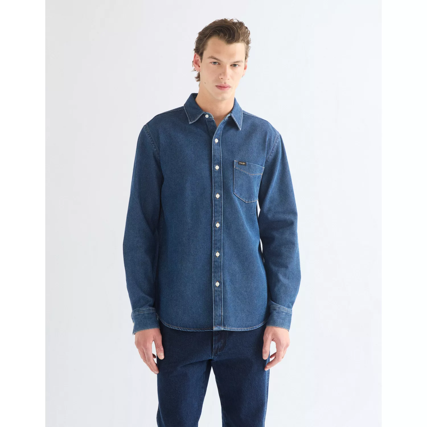 Koszula 1 PKT SHIRT DARK WASH